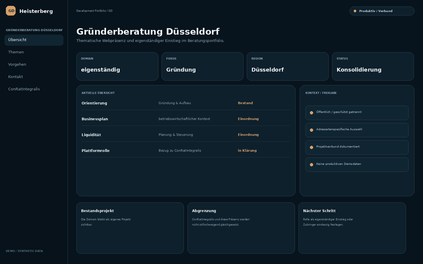 Demo Gründerberatung Düsseldorf